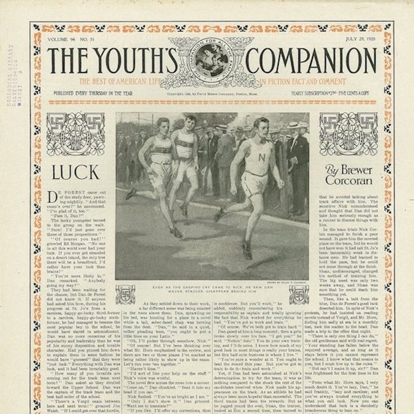 The Youths Companion - DIGITAL DOWNLOAD PDF - July 29, 1920 - Vol. 94 No. 31 - 12 Pages