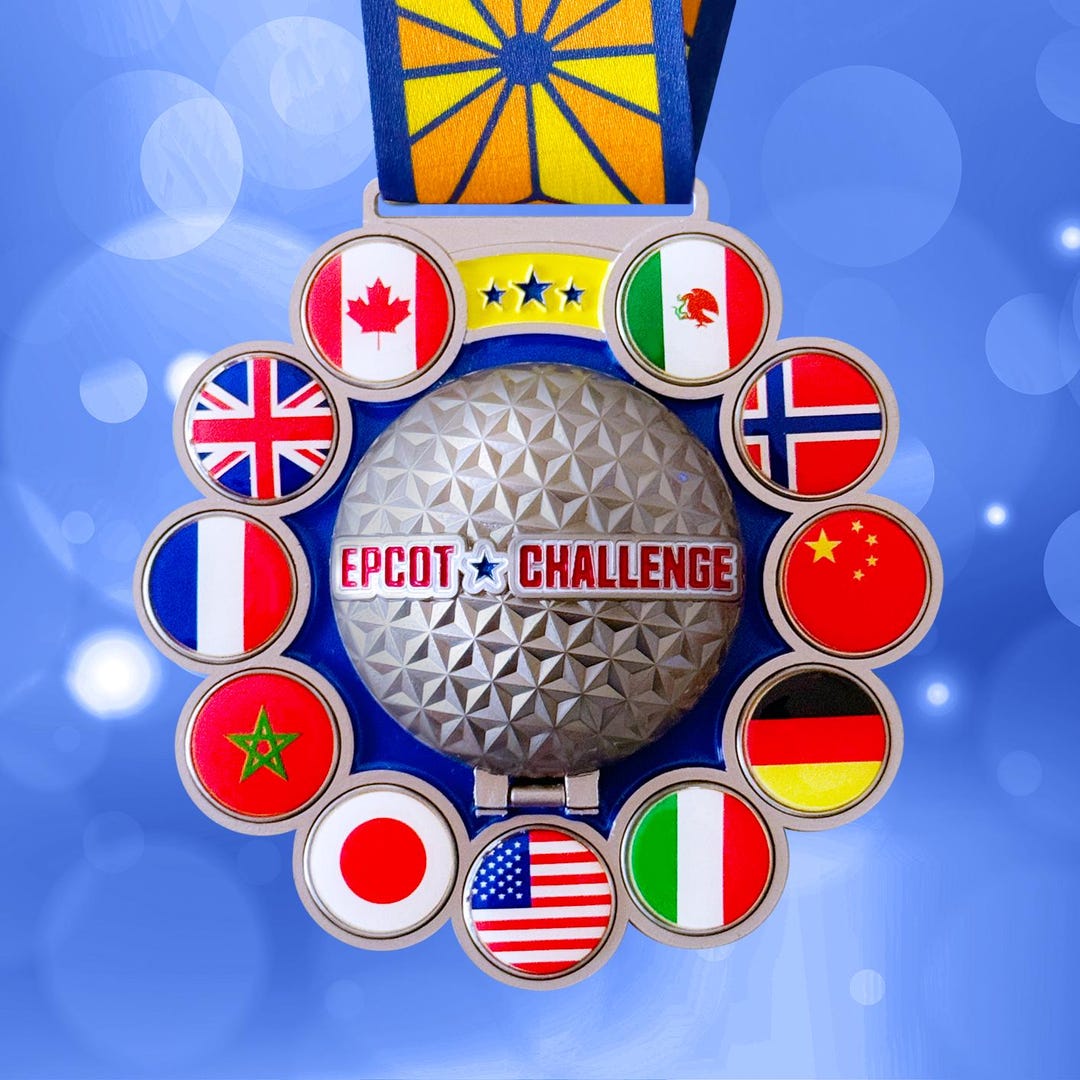 Drinking Around the World EPCOT Challenge Passport Medal