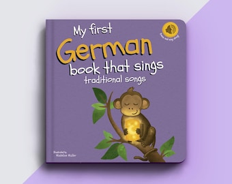 伝統歌を歌う初めてのドイツ語の本 | ドイツの音楽ボードブック 