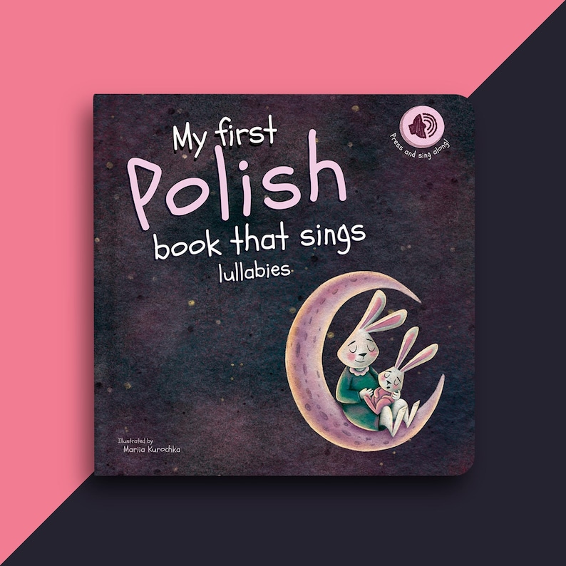 Polish Lullaby Music Board Book: Bilingual Songs for Babies & Toddlers ...