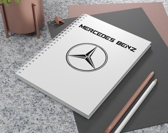 Mercedes Benz Logo Design Spiral Notebook Series Of Benz Logo Design Notebook Mercedes Logo