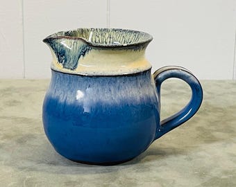 Small Pottery Pitcher Handmade West German Style Mid Century Modern