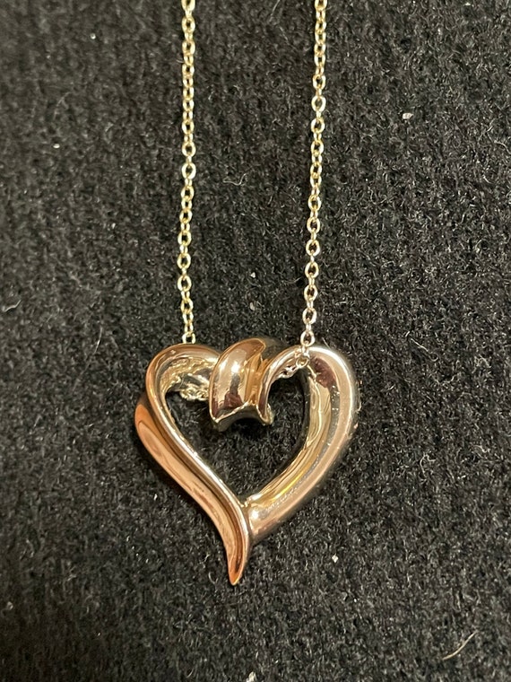 Heart Necklace .925 Silver - image 1
