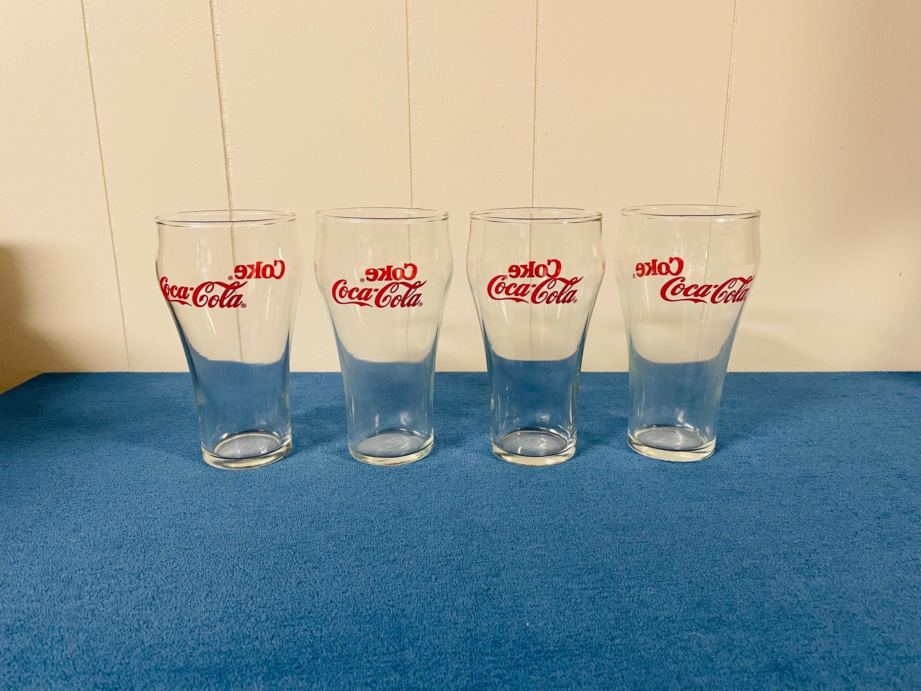 Coke Red Logo Glass - Etsy