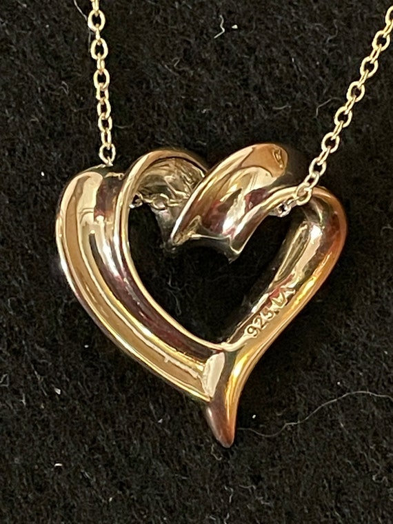 Heart Necklace .925 Silver - image 2