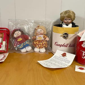 Amazon.co.jp: 1970's Campbell KID ビンテージ ソフビ TOY 2個
