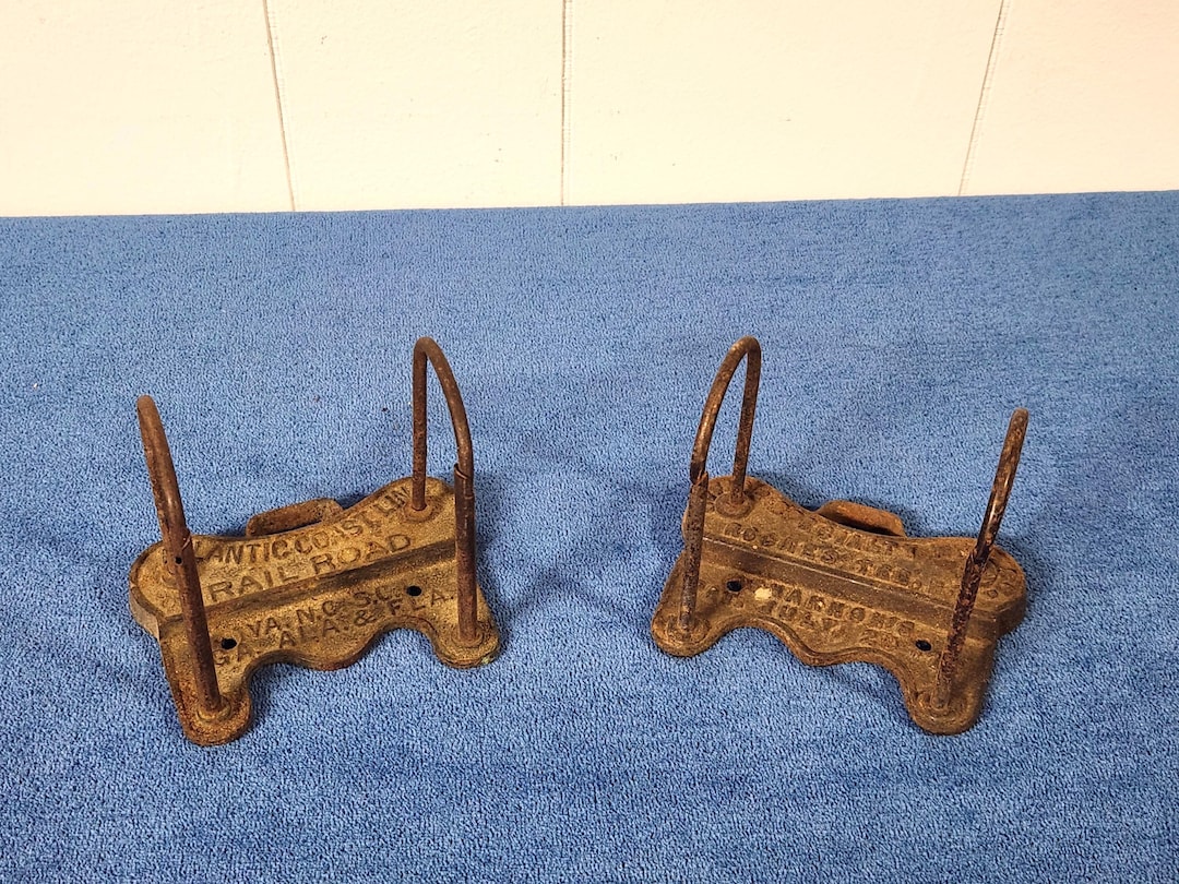 Antique Temporary Paper Binders - Atlantic Coast Line Railroad & Office ...