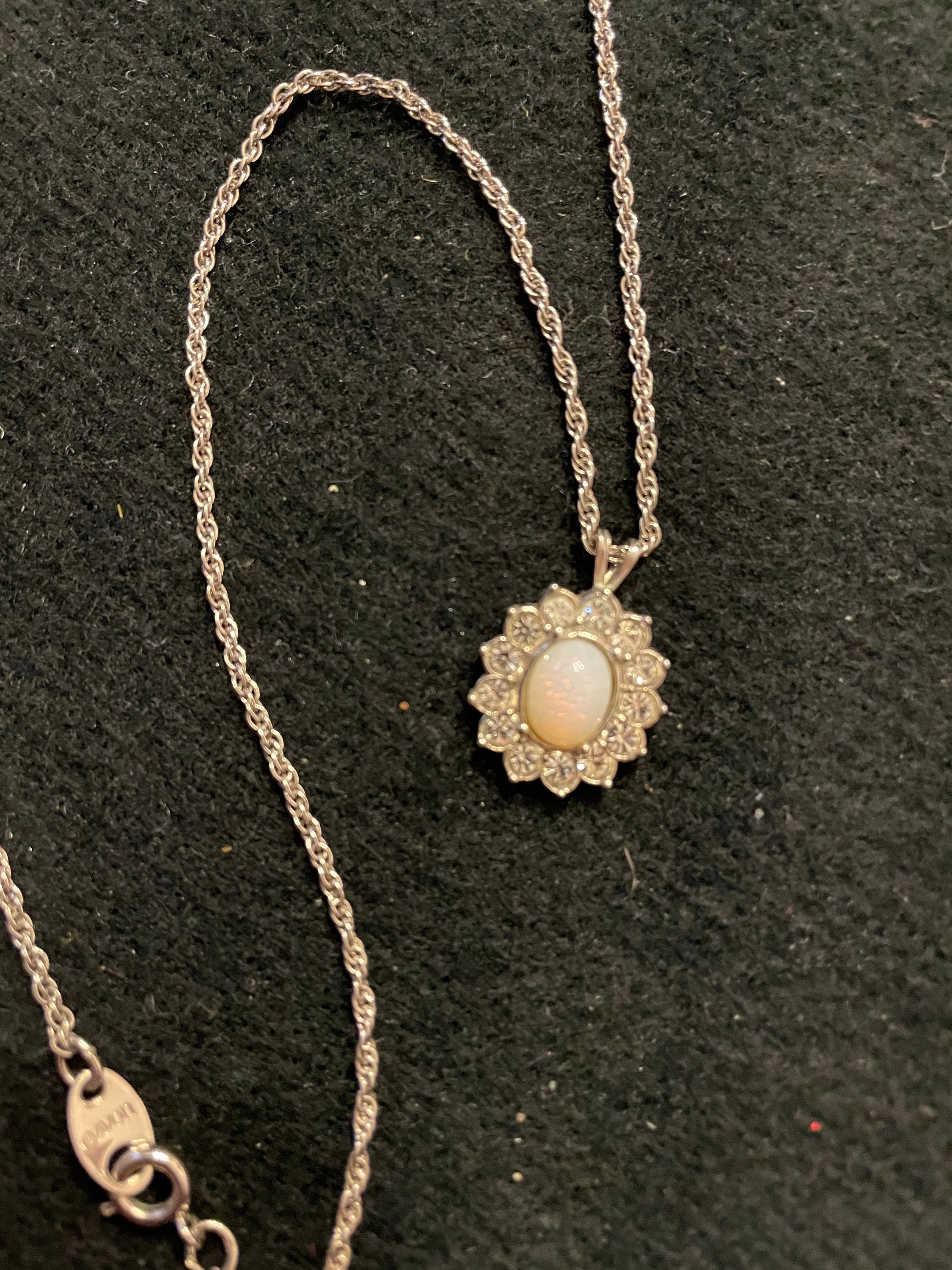 Avon opal necklace deals