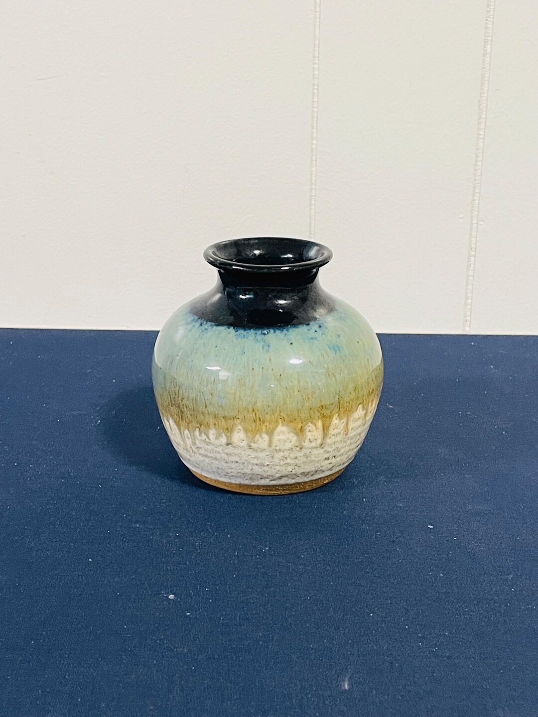Vintage Handmade Pottery Studio Art Vase or Decorative Accent Signed by ...