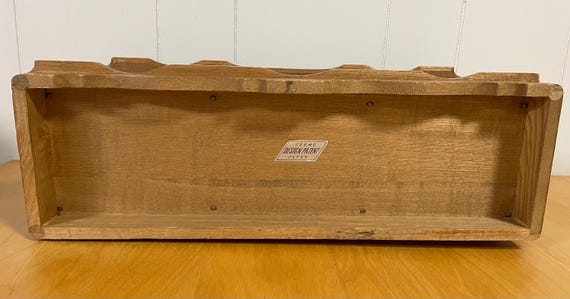 Rare Extra Large Midcentury Solid Wood Jewelry Bo… - image 6