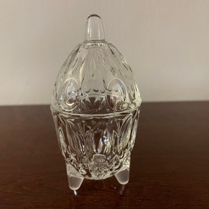 Egg Holder Trinket Dish Thumbprint Design