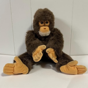 Midcentury Collectible Steiff Jocko Monkey Mohair Plush Germany