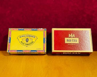 king edward mild tobacco box King Edward Cigar Box-cardboard