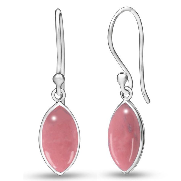 Quinn Earrings in Pink Opal