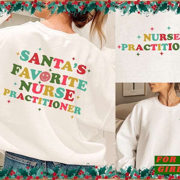 Nurse Santa Sweater Etsy