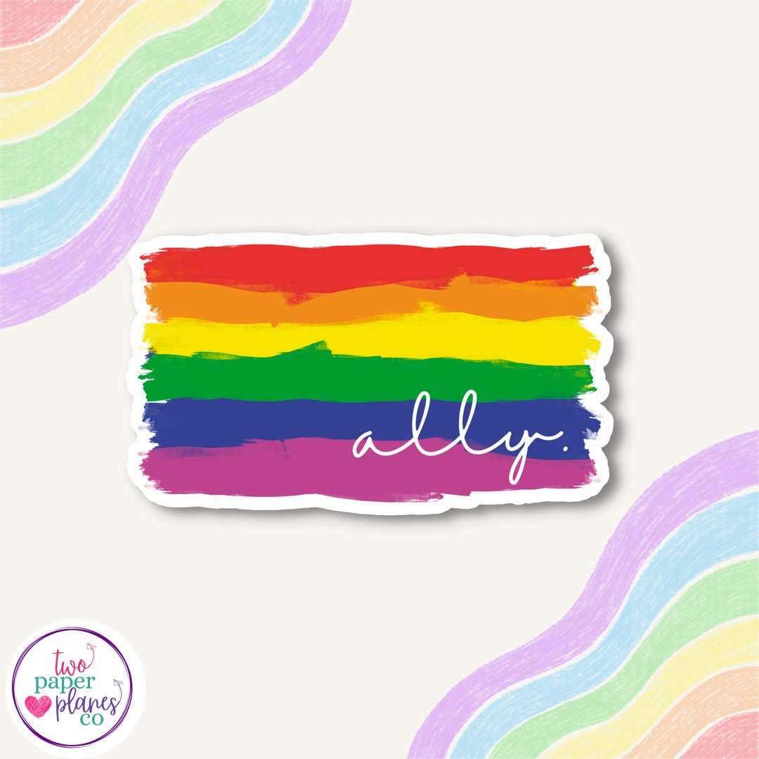 LGBTQ Ally Sticker / Pride 2023 Collection Etsy