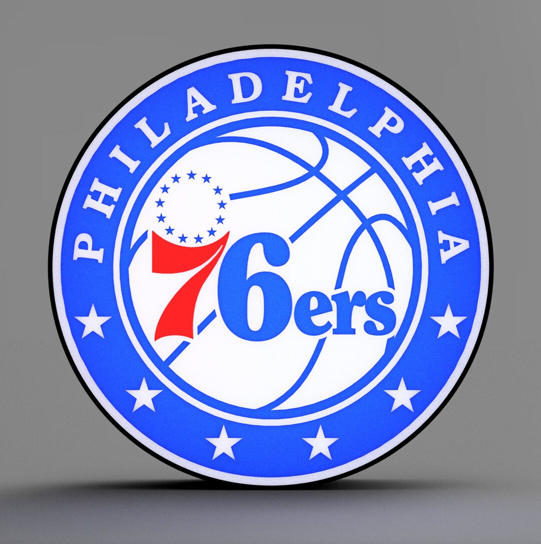 Philadelphia 76ers NBA LED Lightbox Sign/lamp Etsy