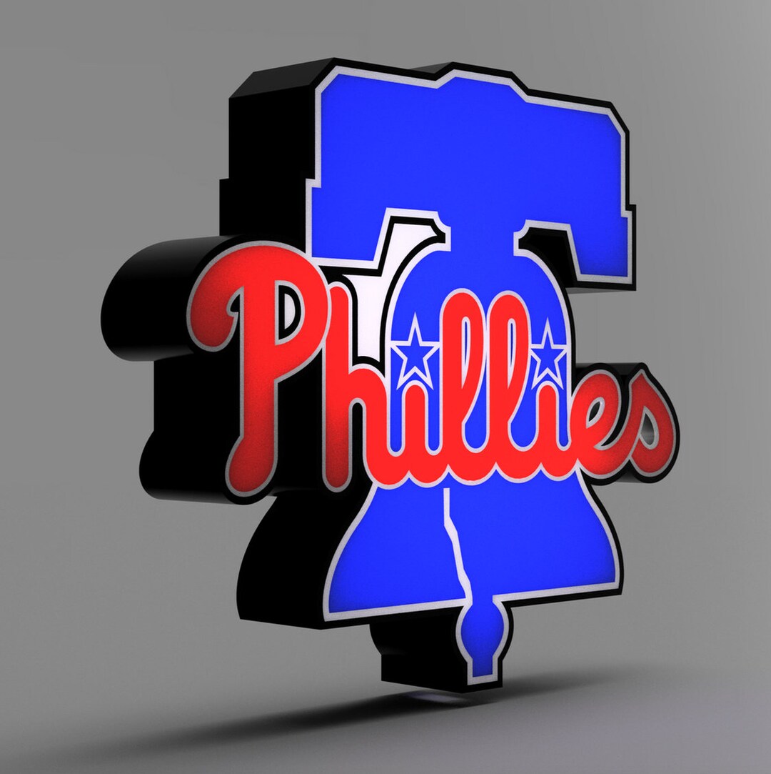 Philadelphia Phillies MLB Lightbox Sign / Lamp MLB Etsy
