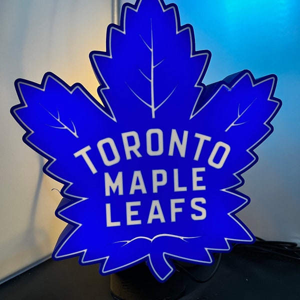 Maple Leafs de Toronto - LNH - Enseigne/lampe LED pour caisson lumineux