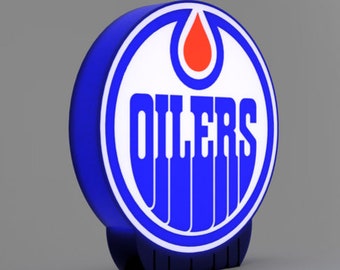 Edmonton Oilers - NHL - LED Lightbox Sign/Lamp