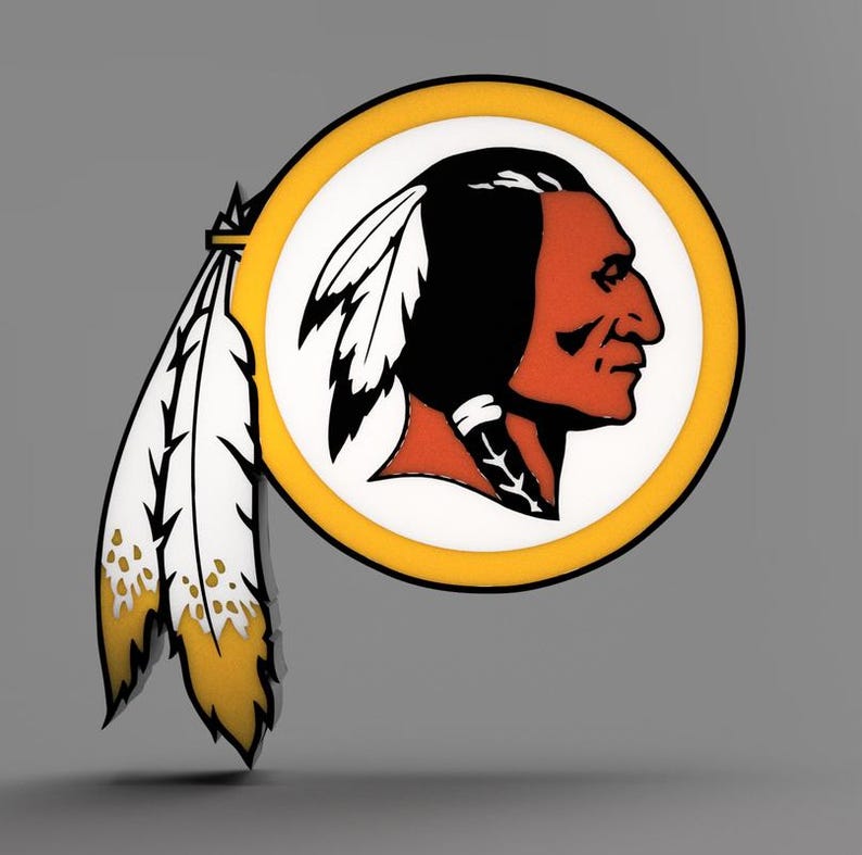 Washington Commanders LED Lightbox Alternate Design Etsy