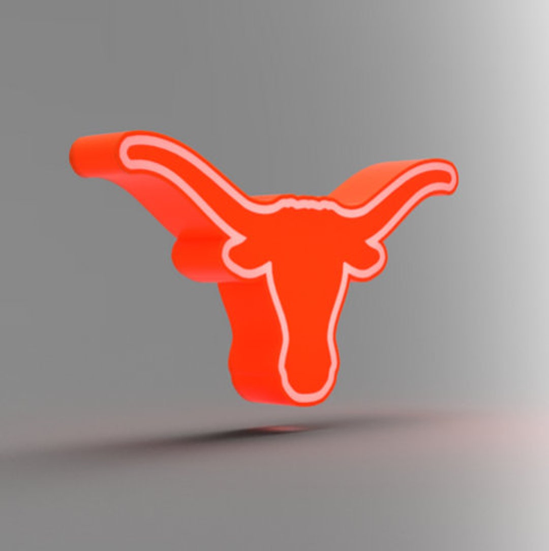 Texas Longhorns Mascot LED Lightbox Sign / Lamp Etsy