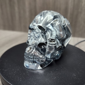 Small Bullet Skull / Epoxy Skull / Bullet case Skull