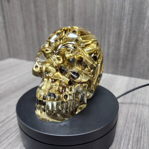 Bullet Skull / Resin Epoxy Skull / Bullet case Skull