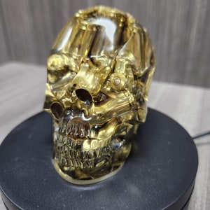 Bullet Skull / Resin Epoxy Skull / Bullet case Skull