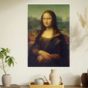 Museum grade paper Mona Lisa Premium Matte Vertical Posters