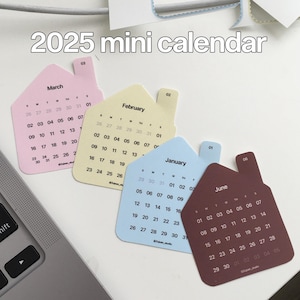 2025 Mini Calendar Printout & iPhone Lock Screen Wallpapers *Digital Download | Calendar for desk, car, or your phone case <3