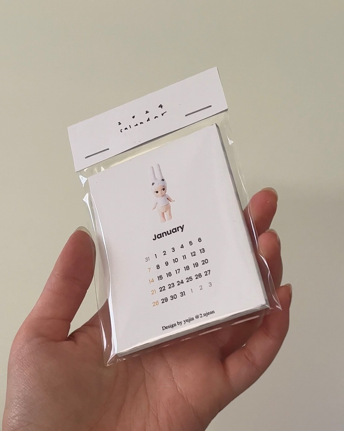 2024 Printable Calendar Sonny Angel Inspired Mini Calendars DIGITAL