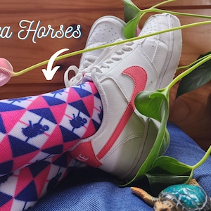 Seahorse Socks, Cute Ocean Socks for Men and Women