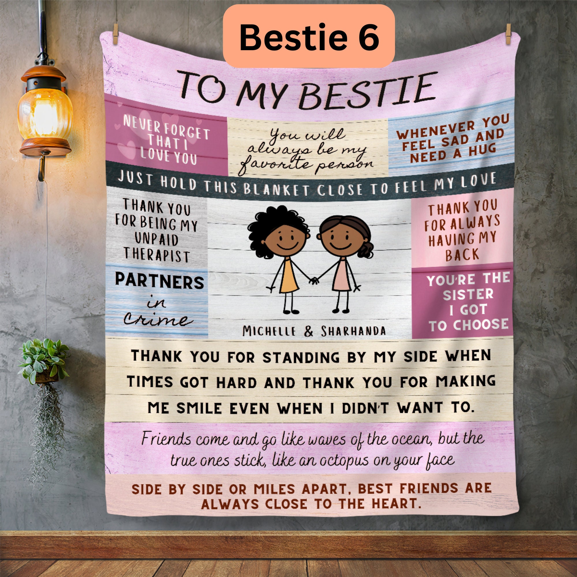 We Have An Incredible Bond - Bestie Personalized Custom Blanket - Chri