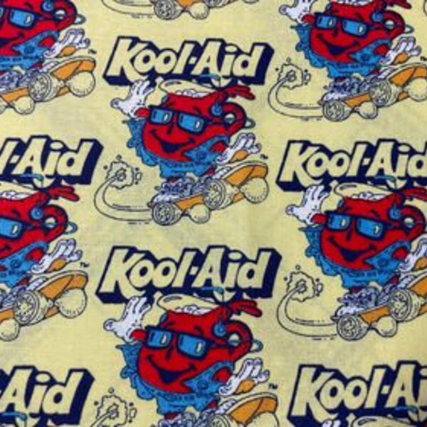 Kool-Aid  Fat Quarter (18" x 22") Quilting Cotton Print For Sewing, Crafting And Home Decor Accents.