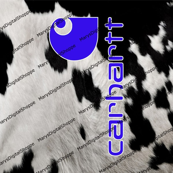 CH - Cow Print - Cowhide - blue - 20oz Tumbler Wrap - Digital Download - PNG