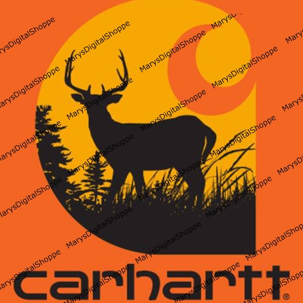 CH deer hunting logo tumbler wrap digital download PNG straight 20oz wrap