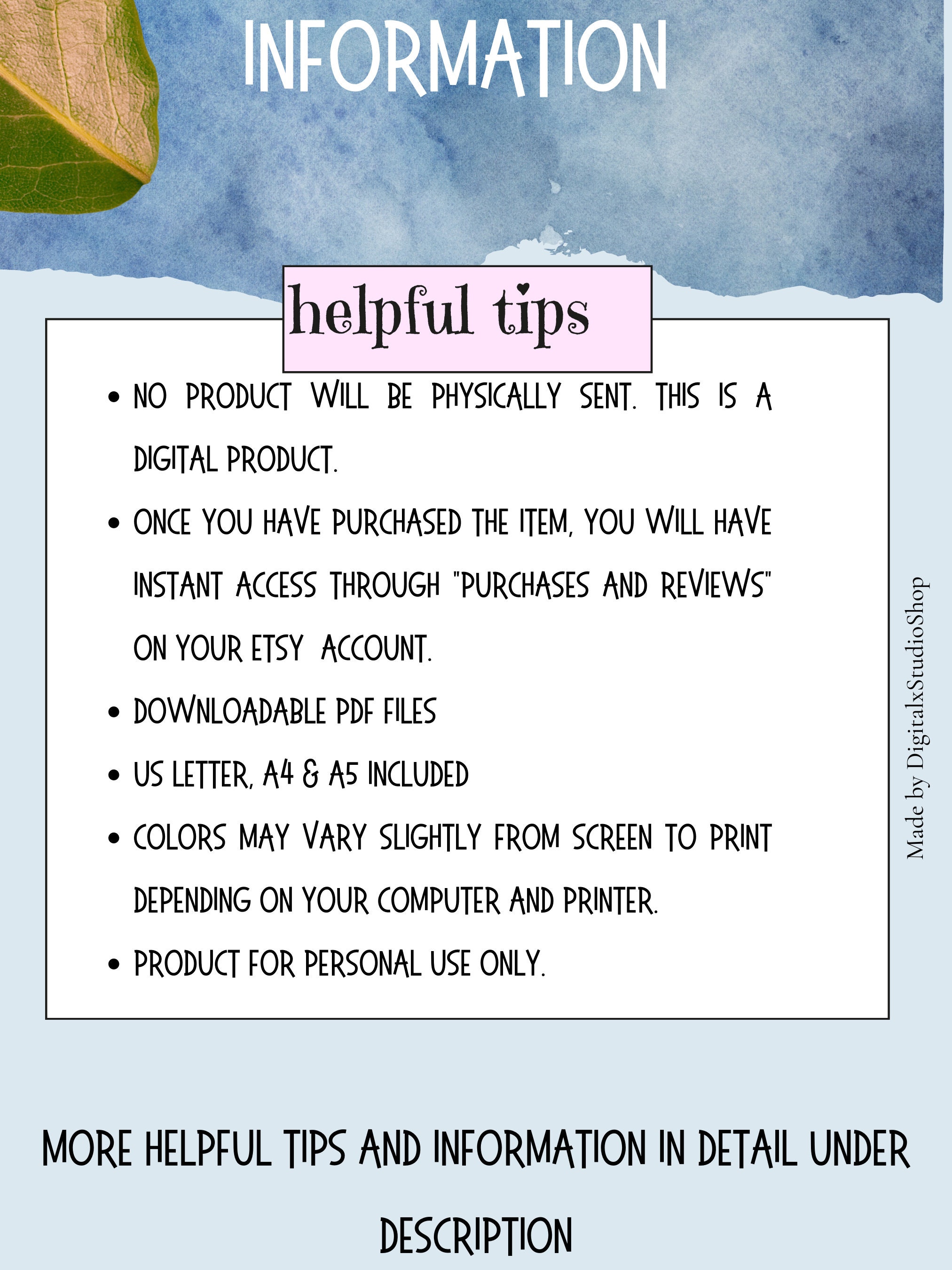 Weekly Planner Printable to Do List, Instant Download, Digital, Weekly ...