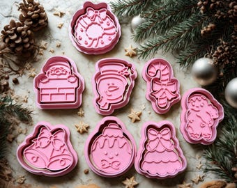 Cortadores de galletas navideños - Set para hornear para las fiestas