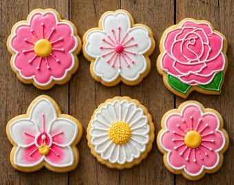Flower Cookie Cutter Set – Multiple Floral Designs