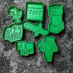 Winecraft Ausstechform - Perfekt für Gamer, Parties & kreatives Backen