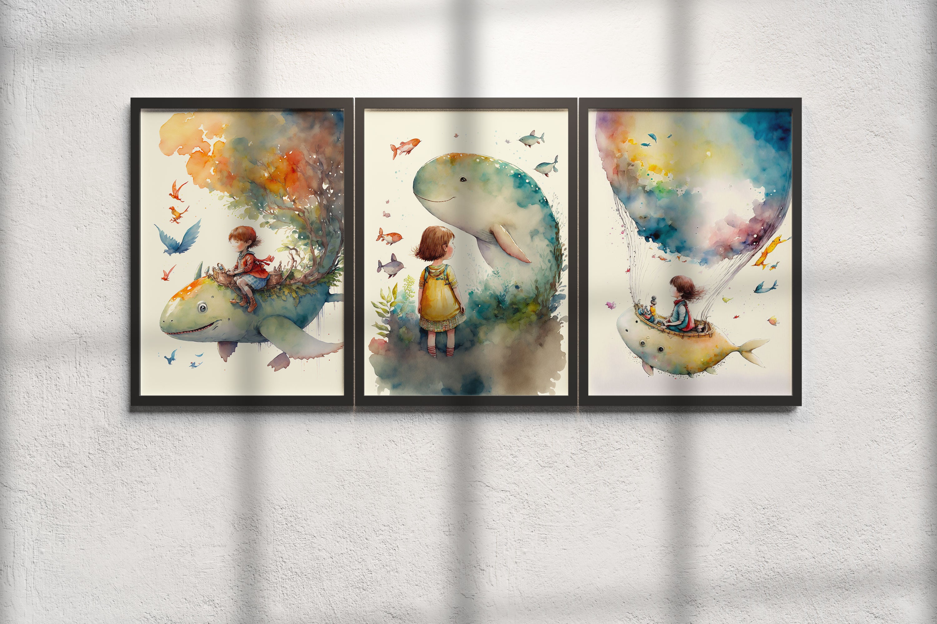 Studio Ghibli Inspired Wall Art | Watercolor Ghibli Print | Ghibli ...