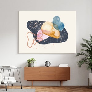 Earthy Abstract Print Earthy Abstract Nature Art Print Neutral Earthy Painting Print Digital Wall Art Print