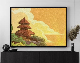 Retro Wall Art Print Colorful Wall Art Print Retro Gallery Wall Art Retro Wall Decor Large Printable Art Home Wall Decor