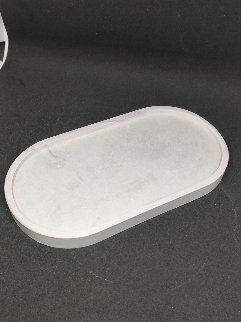 Plaster Tray, Decorative Oval Tray Etsy