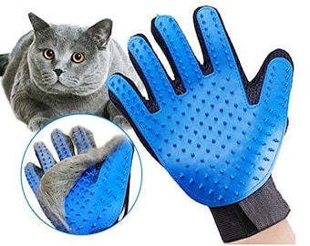 Haustier Pflegehandschuhe - Haarentferner Bürste - Sanfte Entschlüssungsbürste - Katze Hund Pflegehandschuhe