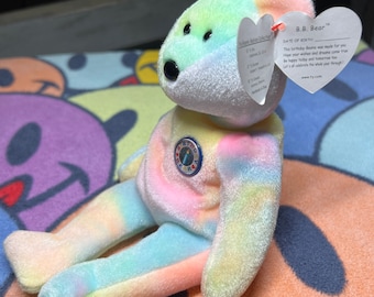 B.B. Bear beanie baby.