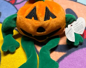 Pumpkin beanie baby