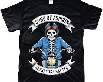Sons of Aspirin – Funny Biker T-Shirt