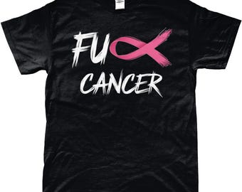 F**k Cancer: krachtige ondersteuning voor Breast Cancer Awareness-T-shirt